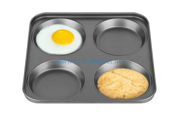 Форма для жарки яиц и выпечки 4 ячейки